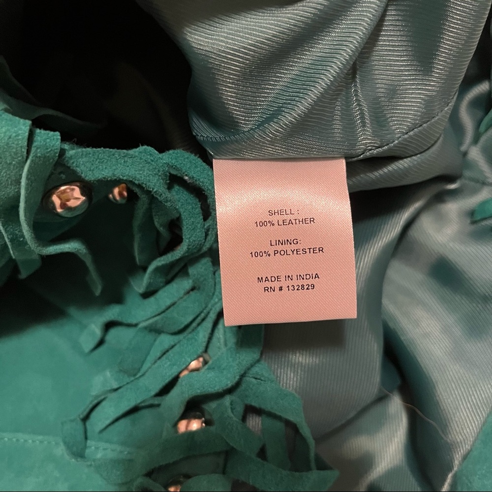 X by NBD Nomi Leather Mini Dress in Green - Picture 4 of 6